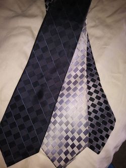 3 mens silk ties
