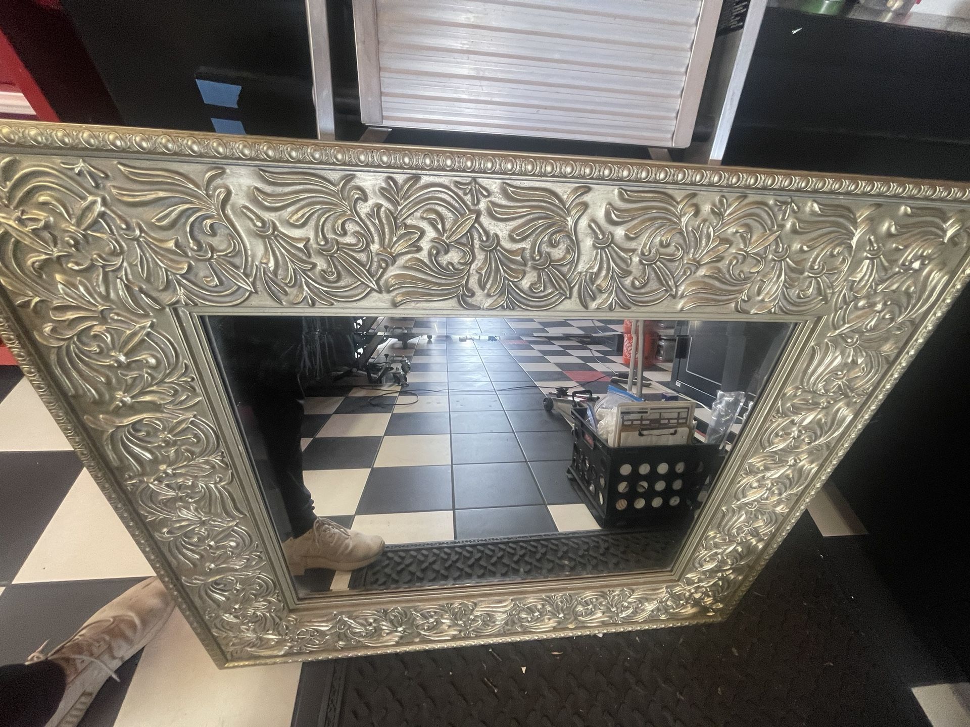 Gold Designer Mirror