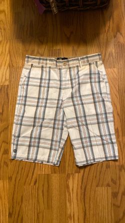 Micros plaid shorts, Boy size 16