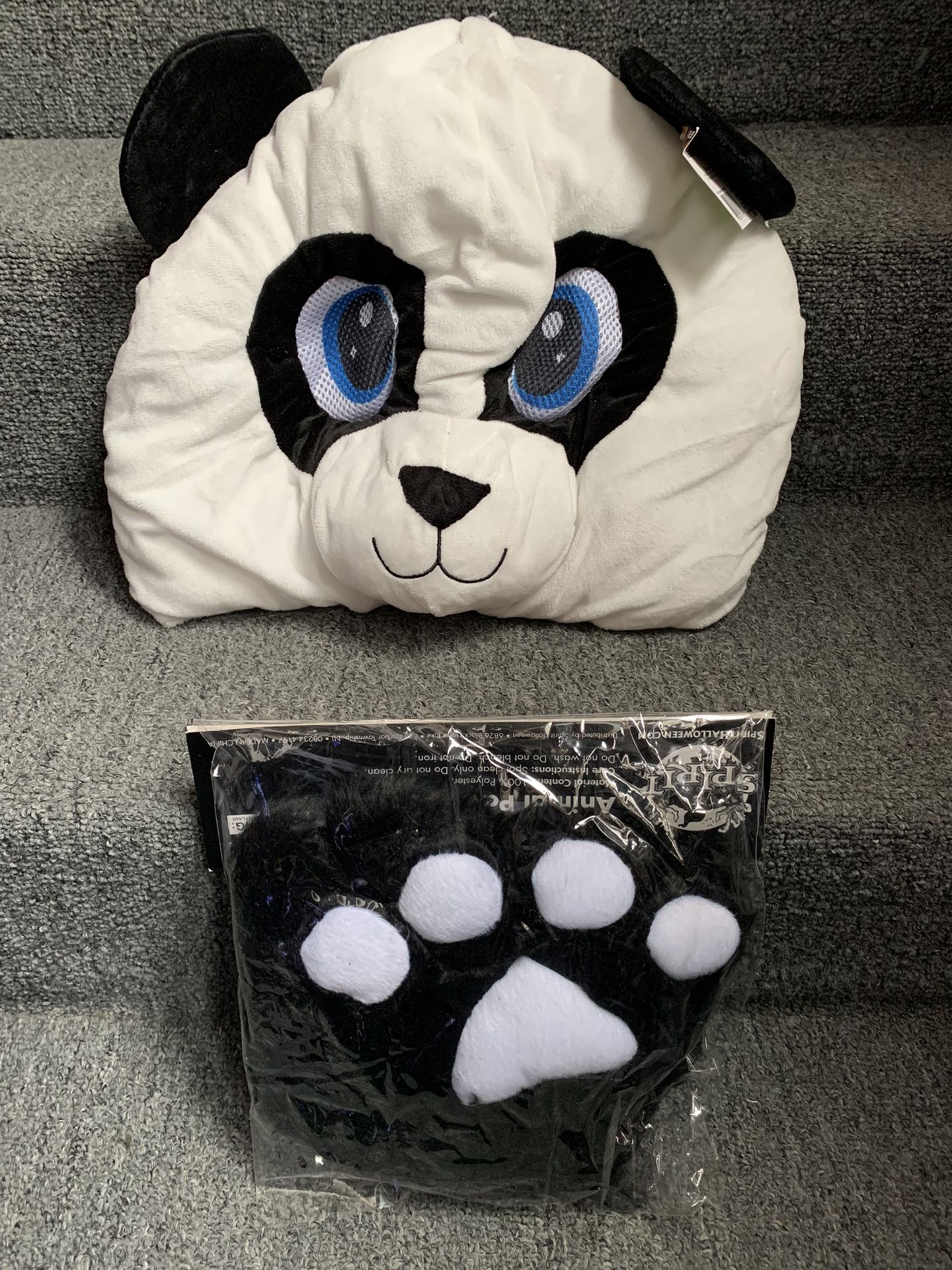 Halloween Panda Head Mask Costume