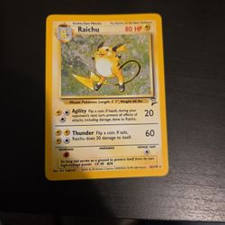 Raichu Holographic 