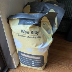 Bamboo clumping litter (4x 8.8 lbs) 