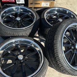 WHEELS US MAGS 22” STAGGERED OBS C10 