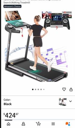 SYTIRY Treadmills for Home with TV Screen and WiFi,Smart Foldable Treadmill Machine,3D Virtual Sports Scene,HiFi Speakers,Popular APP for Social Netwo