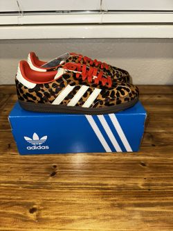 Adidas Samba OG  Preloved Red Leopard  Size 5.5 Women
