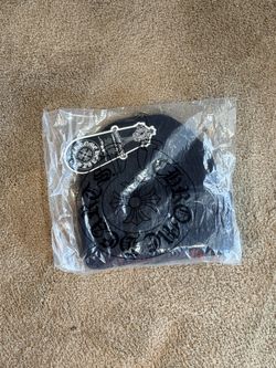 Black chrome beanie