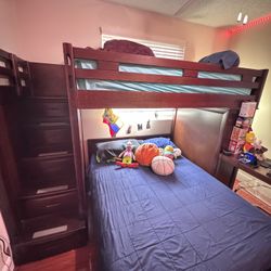 Cama Doble, Full Abajo Y Twin Arriba 