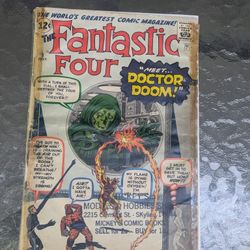 Fantastic Four #5 1962 Low Grade Marvel Comics
