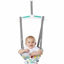 Bright Starts Playful Parade Door Jumper for Baby with Adjustable Strap, 6 Months and Up, Max Weight 26 lbs USED LIKE NEW.  In very good condition, No