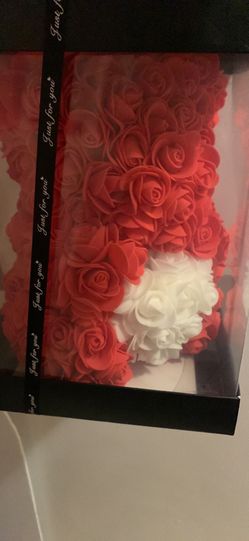 Roses Teddy Bear (NO BOX)