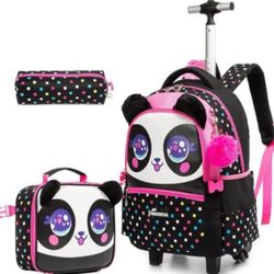 Panda Rolling Backpack