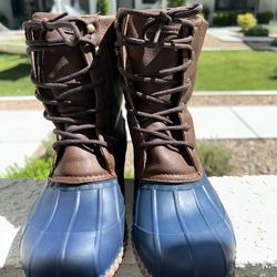London Fog Rubber Duck Boot Women's 9 Wynter Duck Rain Boots Winter