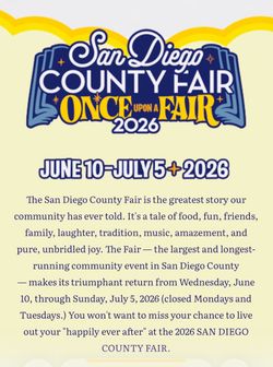 Del Mar Fair Admission Tickets