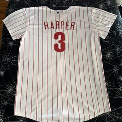 NWT Youth Bryce Harper Philadelphia Phillies Nike Cool Base Jersey -Fully Stitched. XL