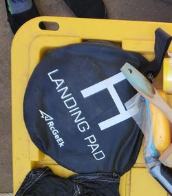Drone landing pad