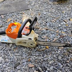 Stihl Battery Powered Chainsaw