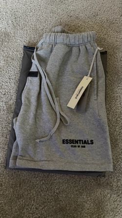 Gray essential shorts