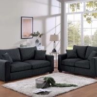 Black Sofa And Loveseat Set Brand New
