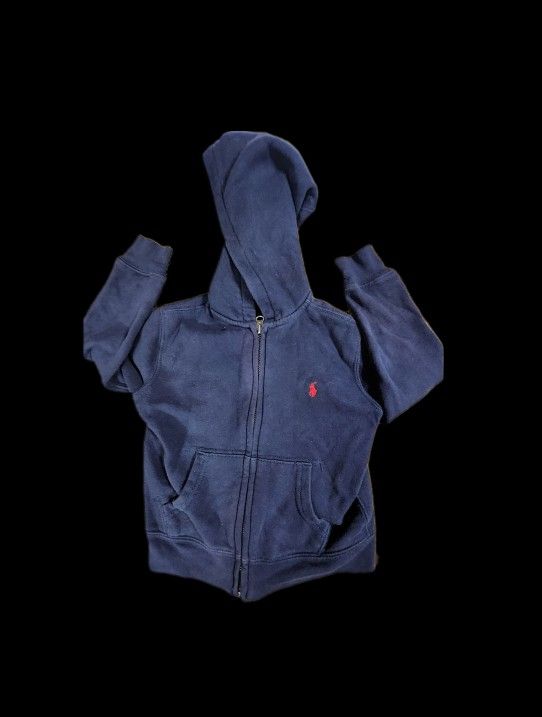 Polo Ralph Lauren/ Cotton, Fleece Lined Full Front Zip Hoodie/ Kids Size 4T