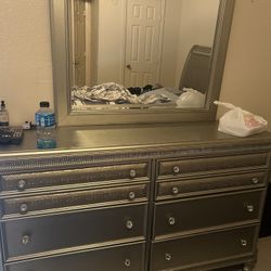 3 Piece Bedroom Dresser With Nightstands 