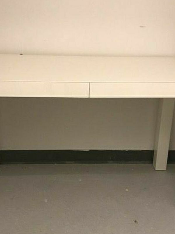 WEST ELM PARSONS DESK W/ 2 Drawers