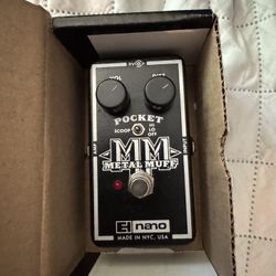 Electro-Harmonix Nano Pocket Metal Muff Distortion Effect Pedal