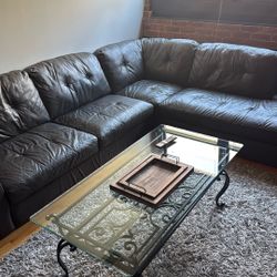 Sectional Leather Couch