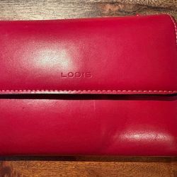Lodis Red Wallet (Edinburg Pickup)