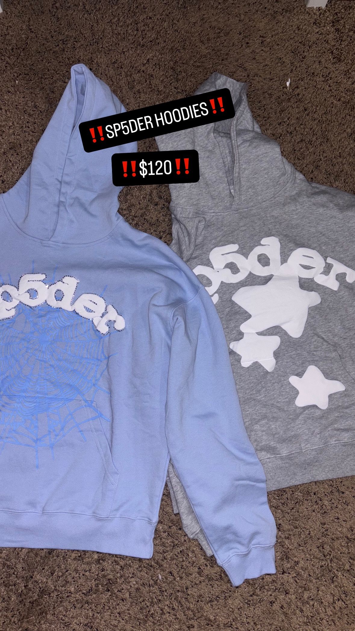 SP5DER HOODIES
