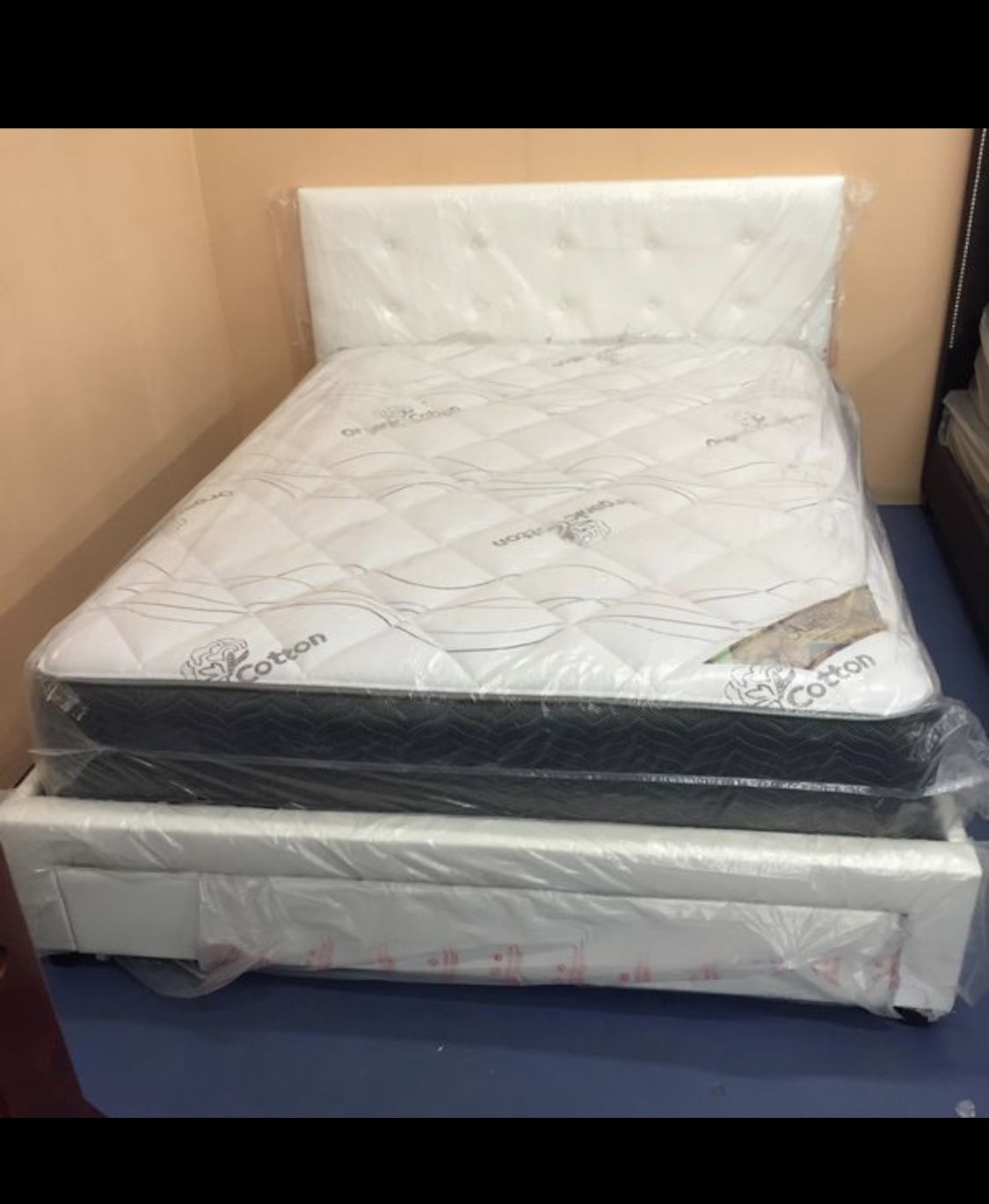 Queen Bed With Bamboo Mattress Only $399 Full Size $380