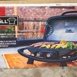 Nexgrill Fortress - 2 Burner Cast Aluminum Table Top Gas Grill