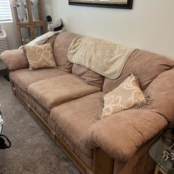 Brown Comfy Couch 