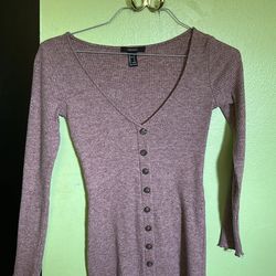 Forever 21 Ribbed Bodycon Dress – Size S – Like New