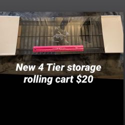 4 Tier Storage Cart