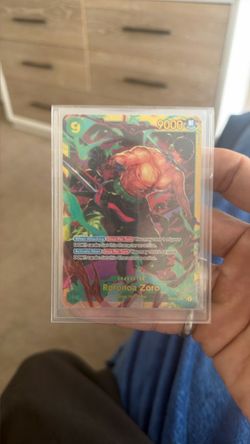 Roronoa Zoro One Piece Trading Card Alternate Art