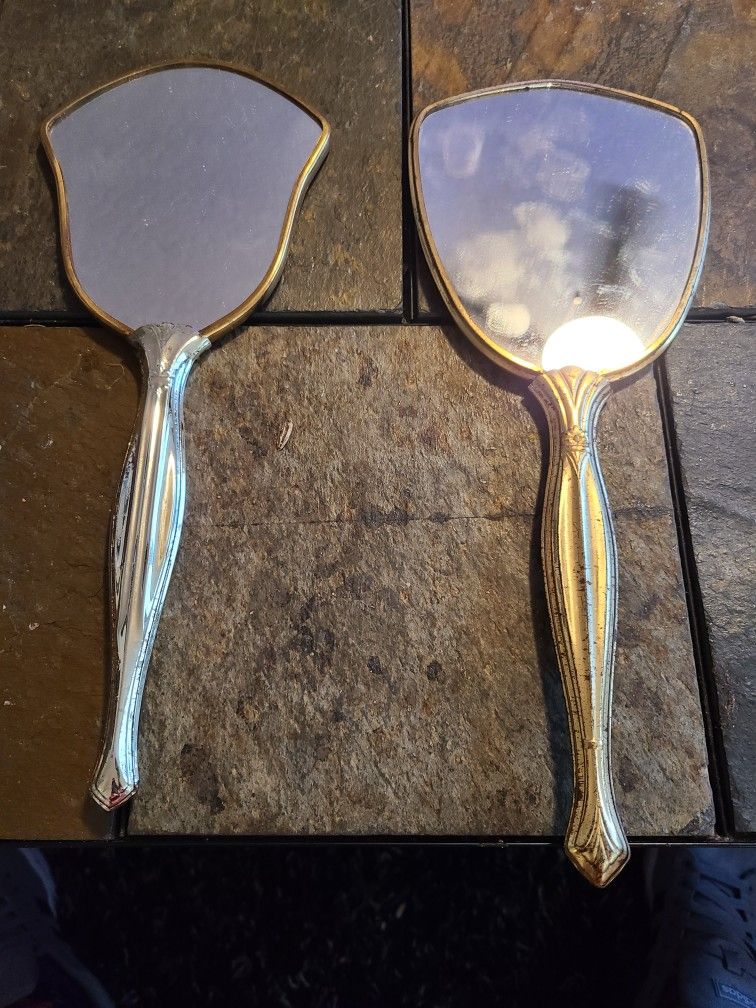 Vintage handheld mirrors