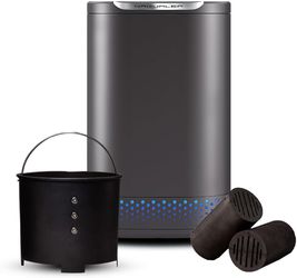 Nagual Electric Kitchen Composter, Indoor Mill Grinder Food Recycler Bin, 0.66gal/Odorless/Low Noise/Auto-Stop, Countertop Disposer Turn Food Waste in