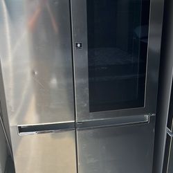 LG stainless steel side-by-side  