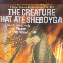 Creature That Ate Sheboygan 1979 vintage board game RPG