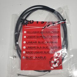 Odyssey Linear Quik Slic-Kable Brake Cable (Black) (Adjustable)

