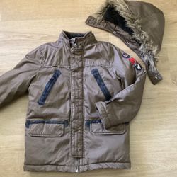 Okaidi(French brand) Boys hoodied jacket-Size 8A 126cm Fits 6-8Y