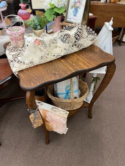 Vintage Tiger Oak Table