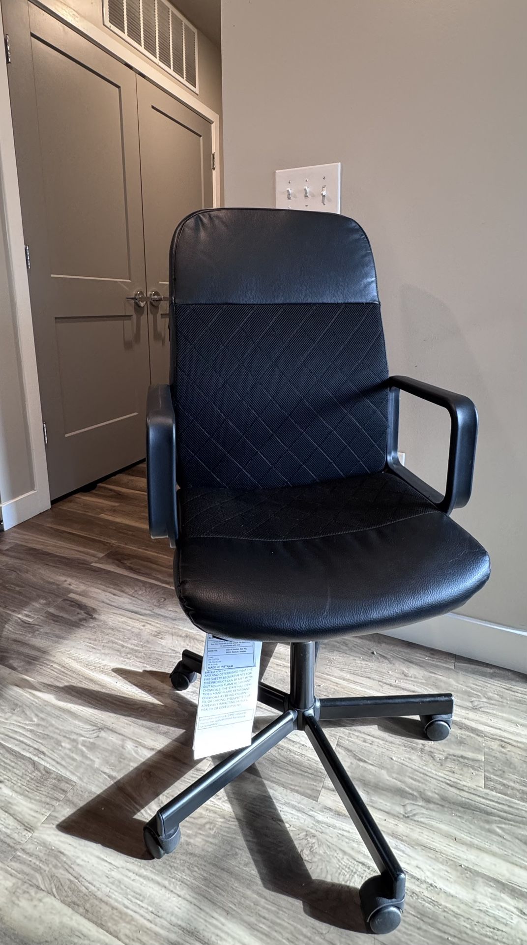 IKEA Black Swivel Chair (Purchased July 2024)