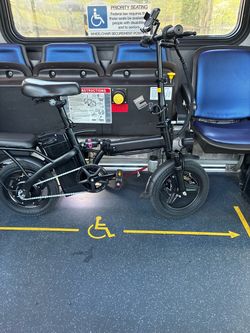 Foldable E bike just out of the box