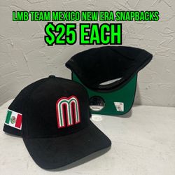 LMB  New Era Team Mexico Black Corduroy 9fifty SnapBack Hats 