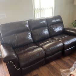 Leather Couch 