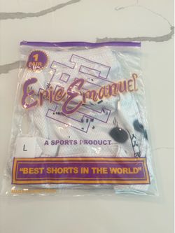Eric Emanul Shorts White Skyline