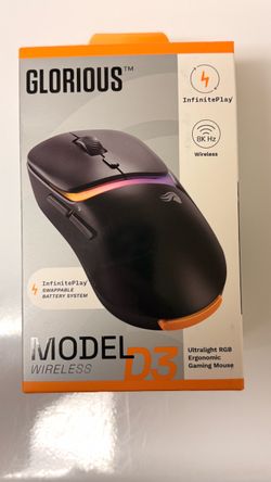 Sealed | Glorious Model D3 Wireless | Infinite Battery | Black