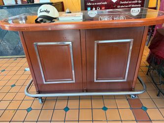 Rolling Bar Cart for events