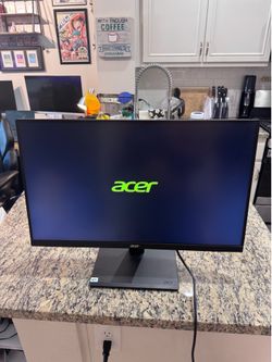 Acer V277U 27” QHD 1440p IPS 75Hz Monitor + USB-C Cable